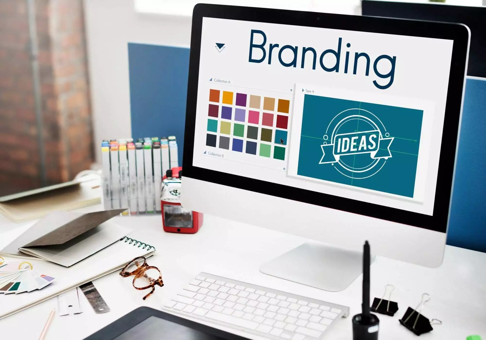 Branding Ideas Design Identitiy Marketing Concept