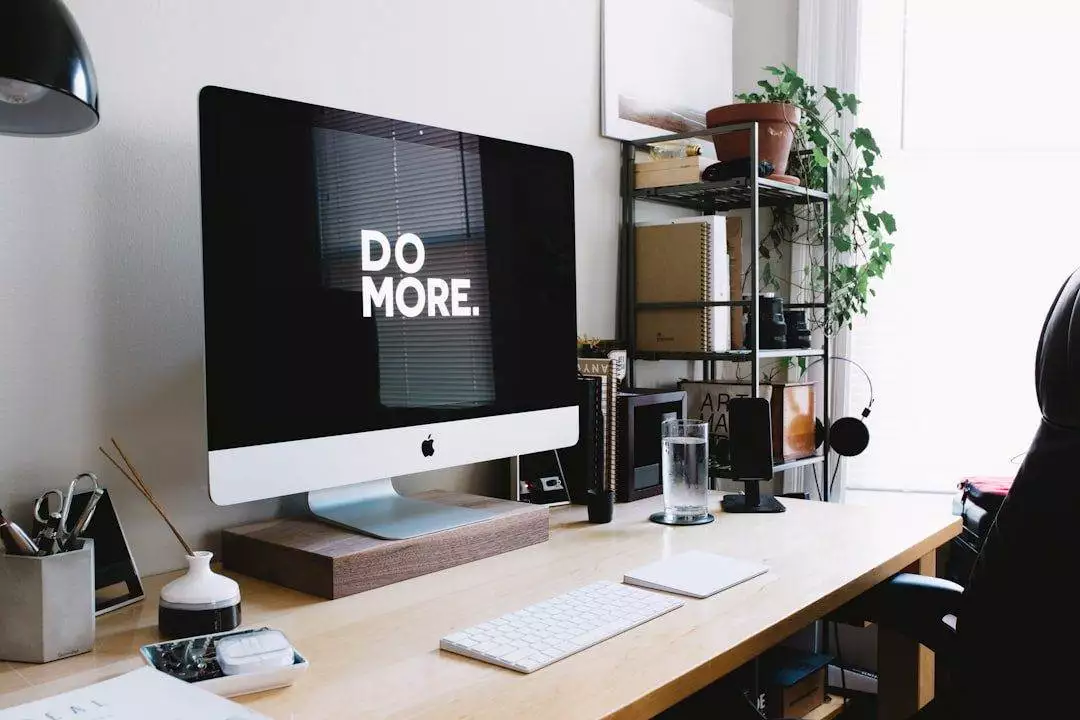 Mastering Business Website Design: Essential Tips for Success A desktop computer displaying