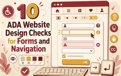 10 ADA Website Design Checks for Forms and Navigation