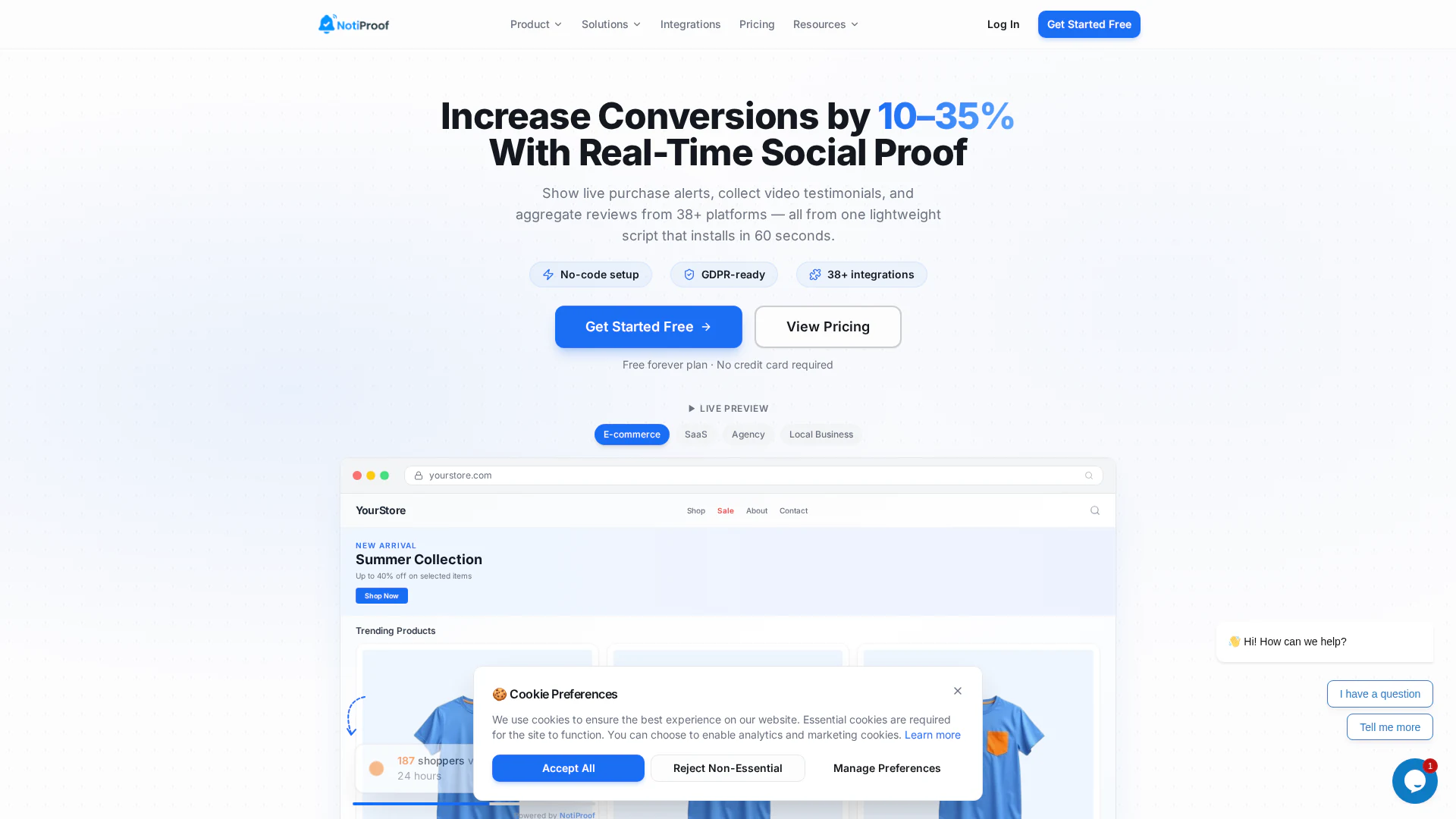 Customer reviews and testimonials