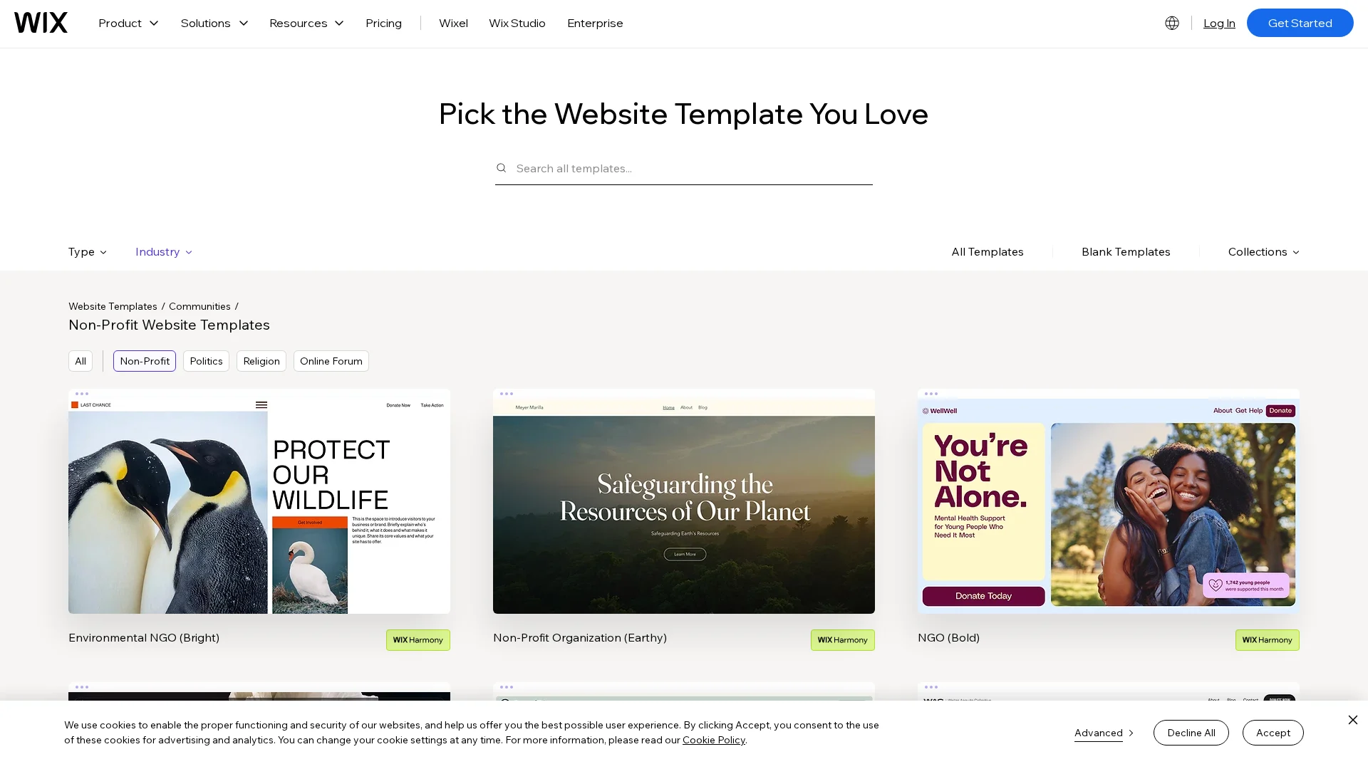 Generic charity template