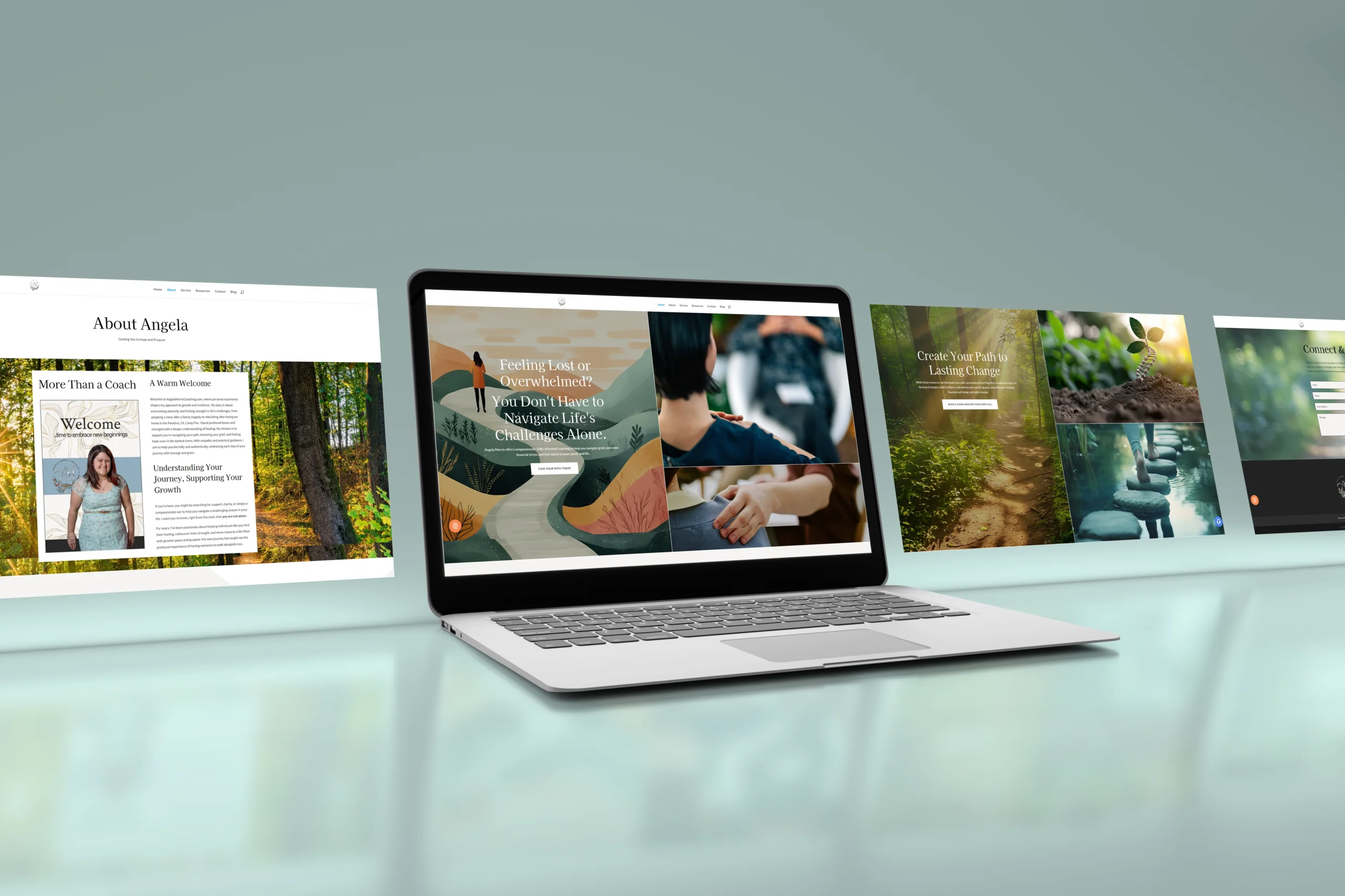 Portfolio Angela Morris CoachingAll-inclusive Website Design Services