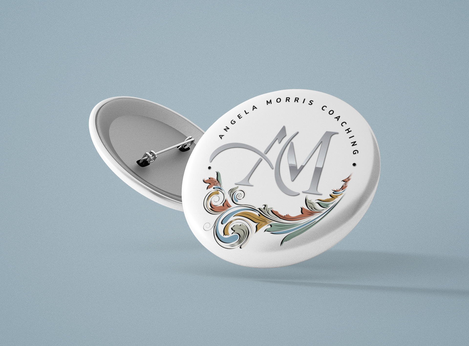 Portfolio Angela Morris Coaching_logo design mockupAll-inclusive Website Design Services