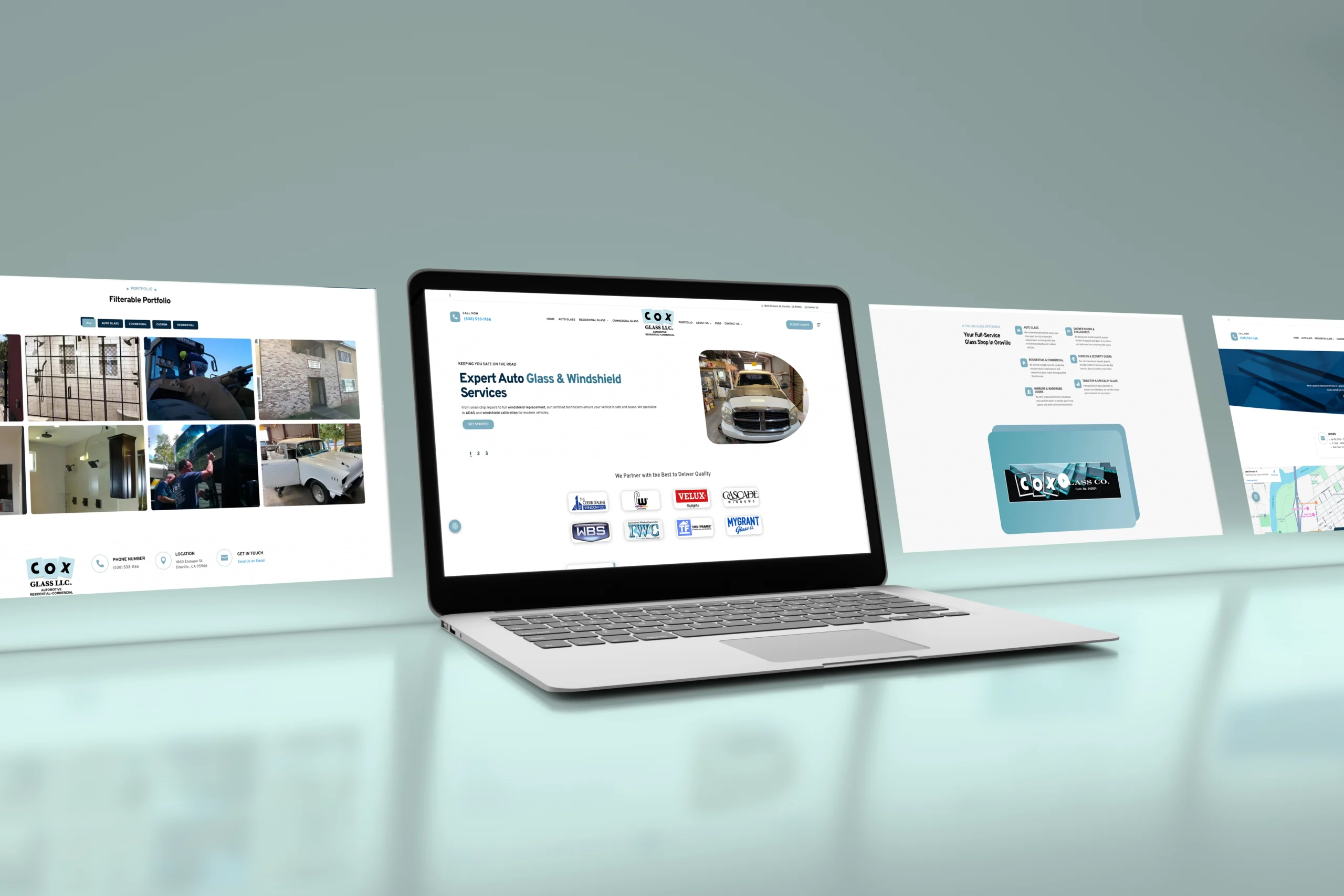 Portfolio Cox Glass, LLCAll-inclusive Website Design Services