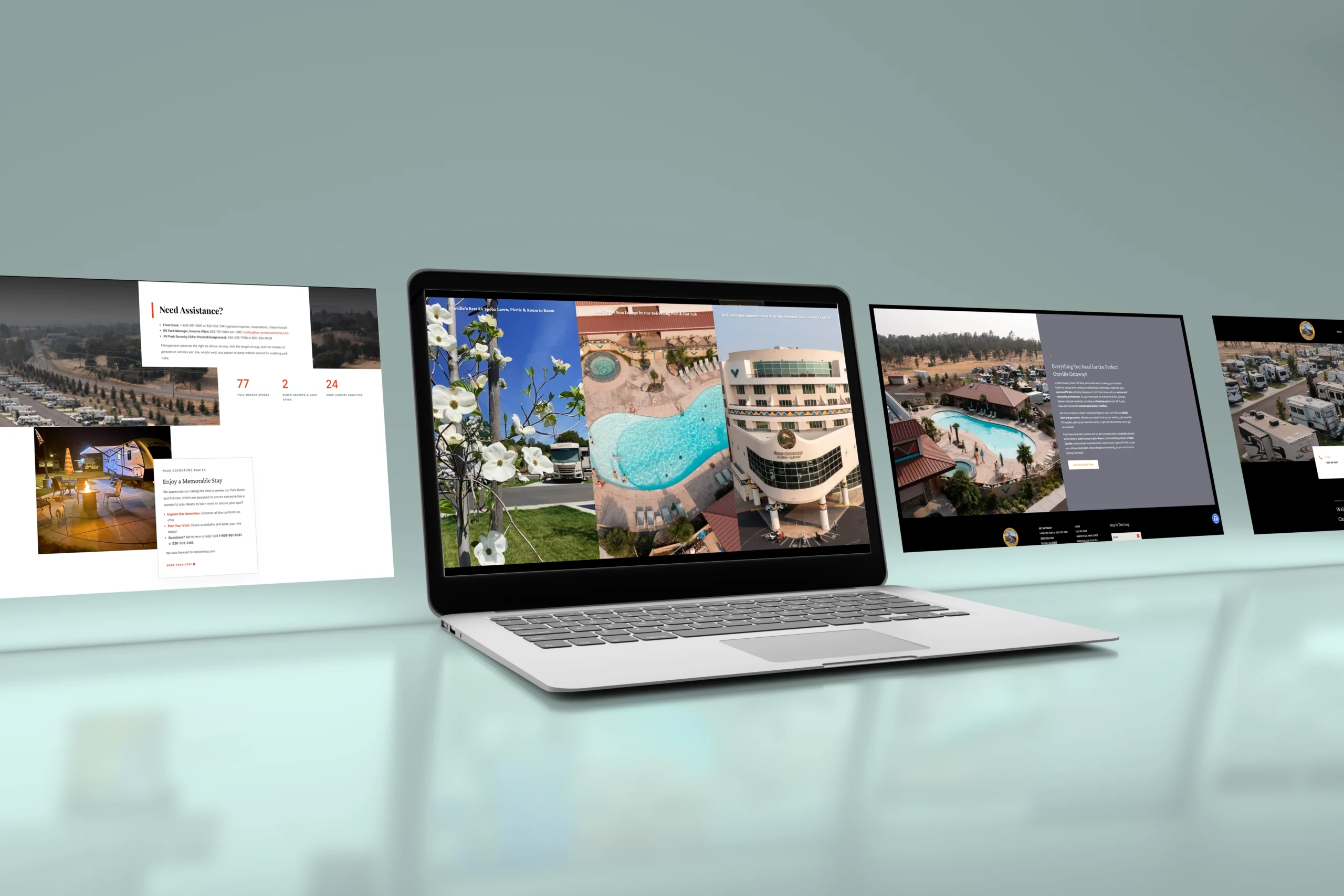 Portfolio Gold Country Casino RV ParkAll-inclusive Website Design Services