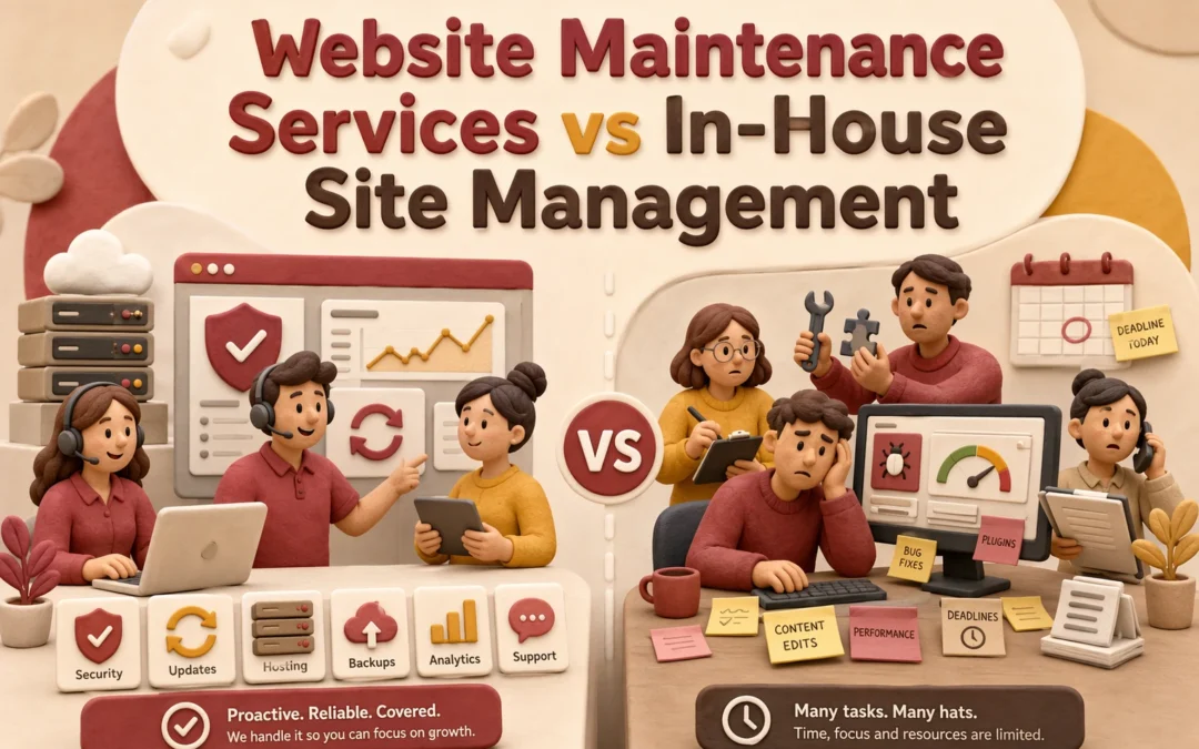Website Maintenance Services vs In-House Site Management