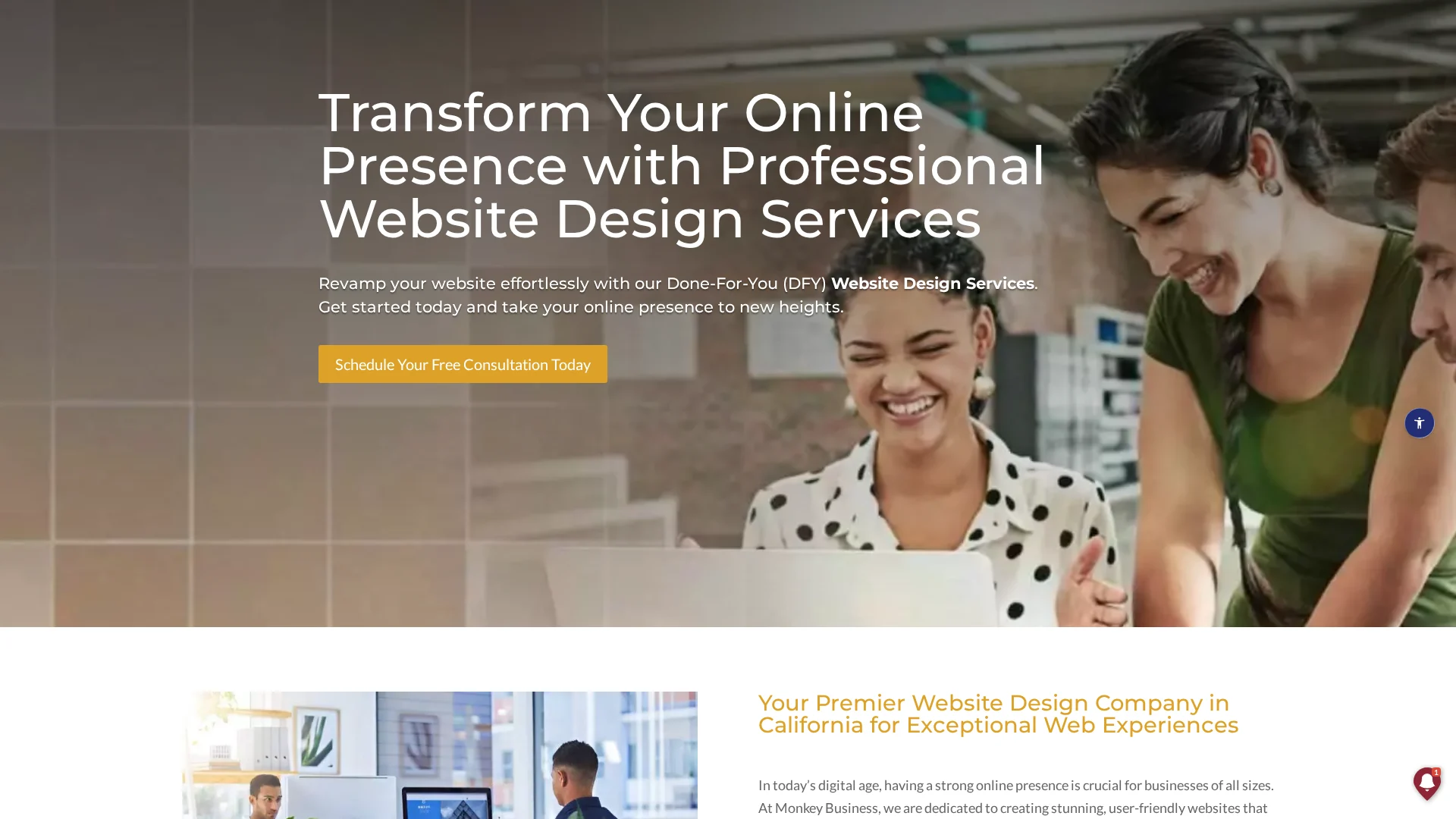 Conversion-focused website strategy