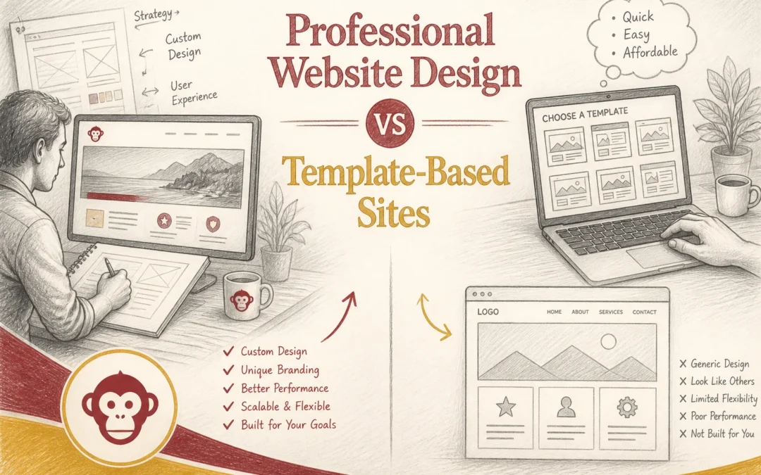 Professional Website Design vs Template-Based Sites