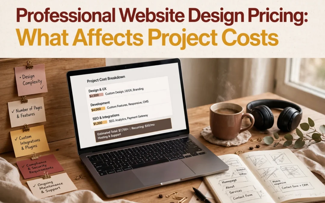 Professional Website Design Pricing: What Affects Project Costs