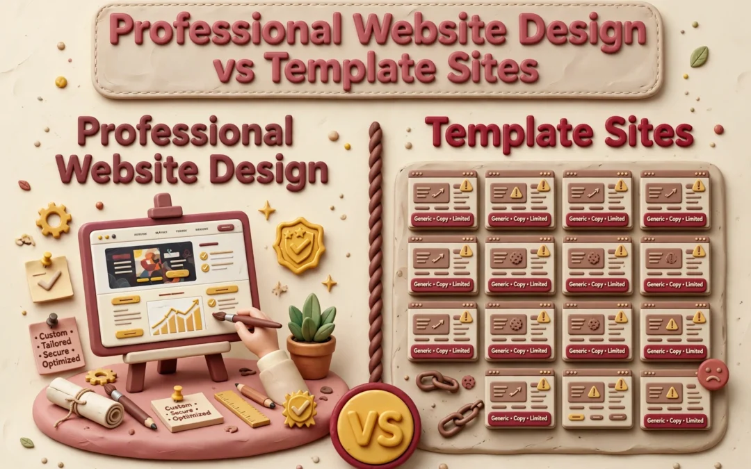 Professional Website Design vs Template Sites