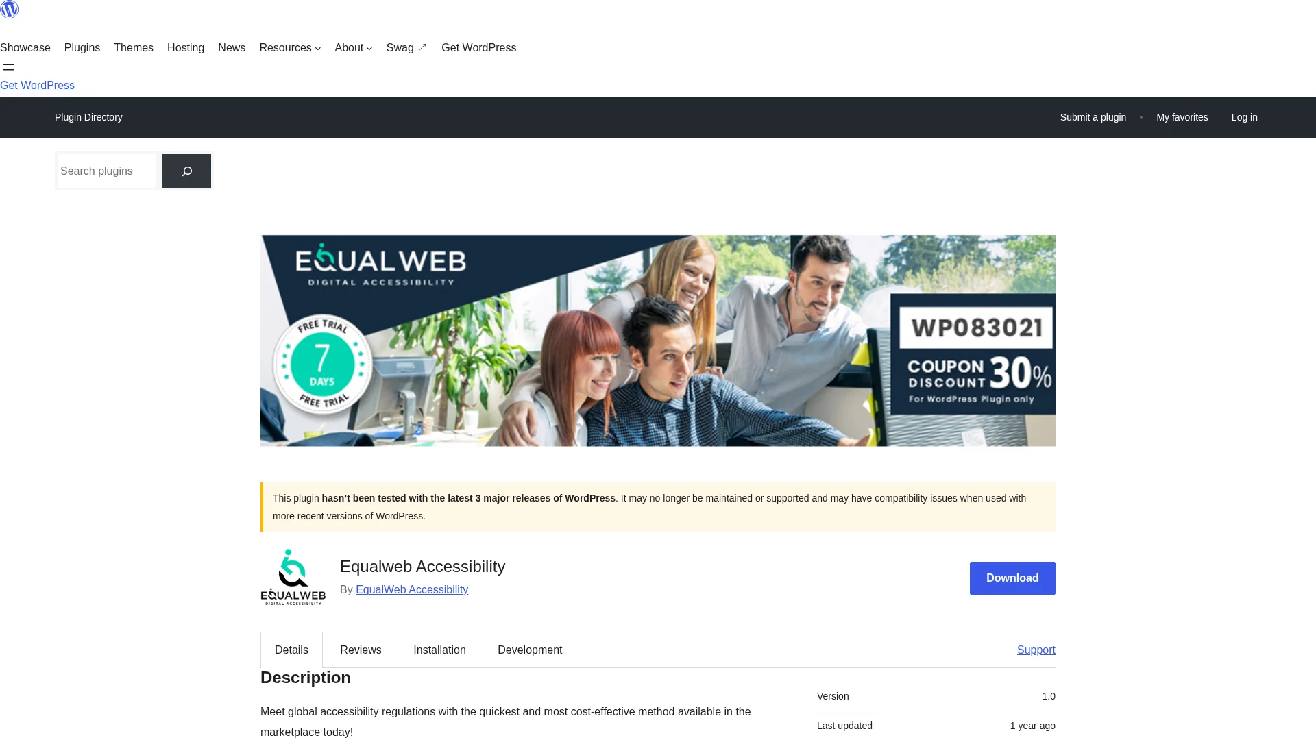 Accessibility plugins