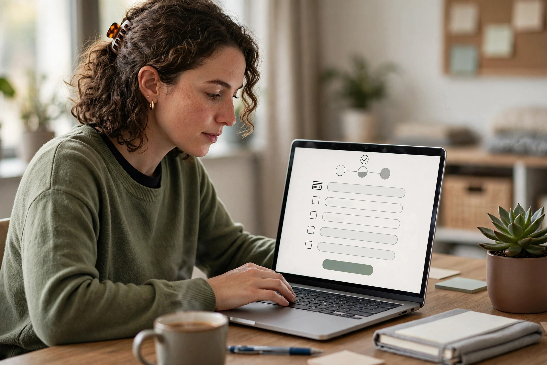 Non-Profit Website Redesign Checklist for Better Accessibility and Engagement Person donating online via laptop form