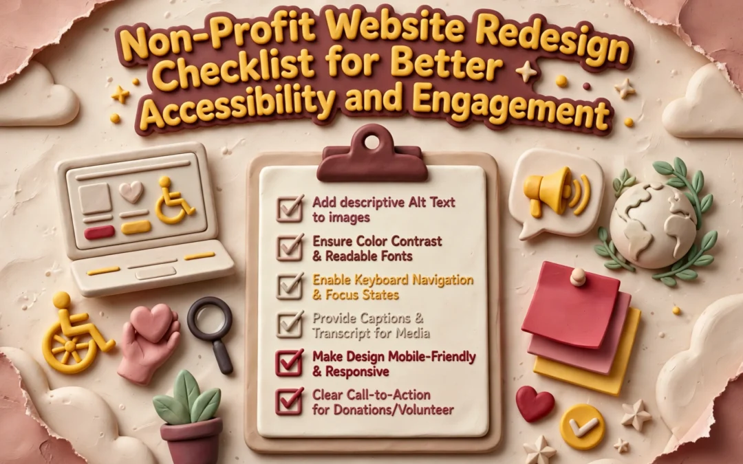 Non-Profit Website Redesign Checklist for Better Accessibility and Engagement