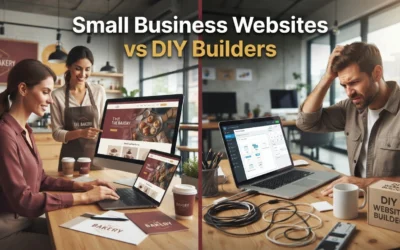 Small Business Websites vs DIY Builders