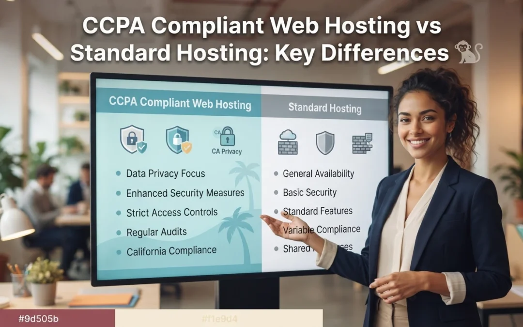 CCPA Compliant Web Hosting vs Standard Hosting: Key Differences