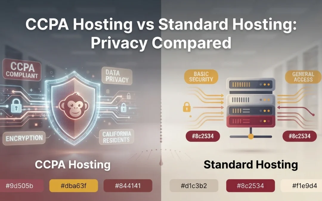 CCPA Hosting vs Standard Hosting: Privacy Compared